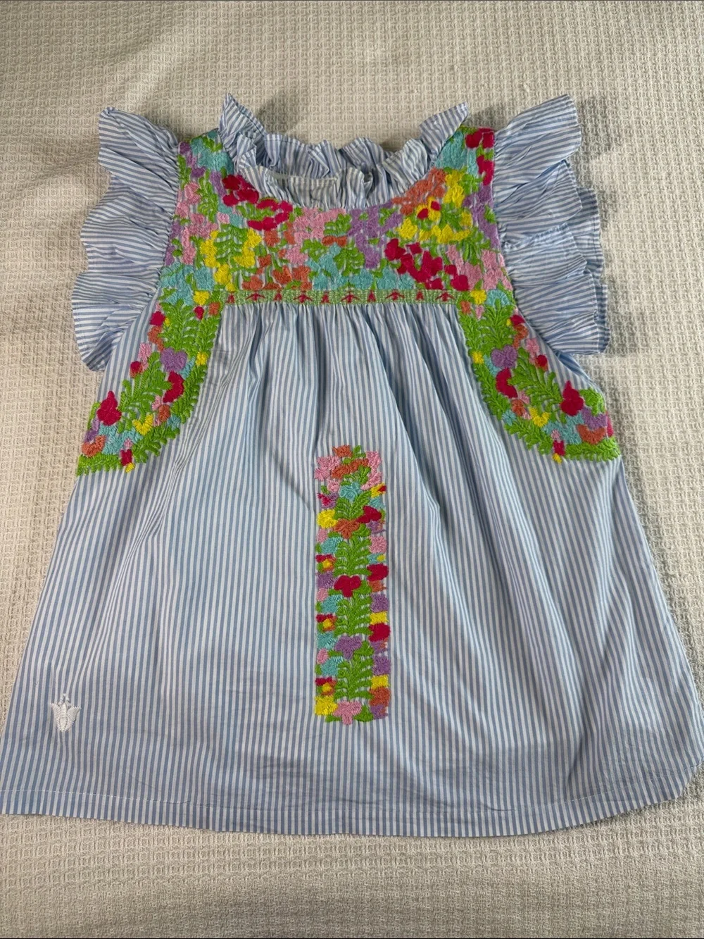 J Marie ruffle neck